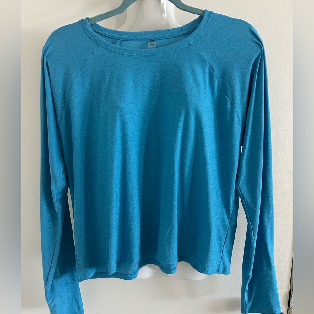 Beyond Yoga Blue Long Sleeve Top